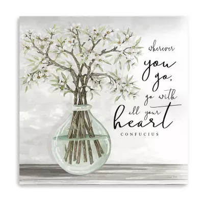 Lumaprints Go With All Your Heart Giclee Canvas Art