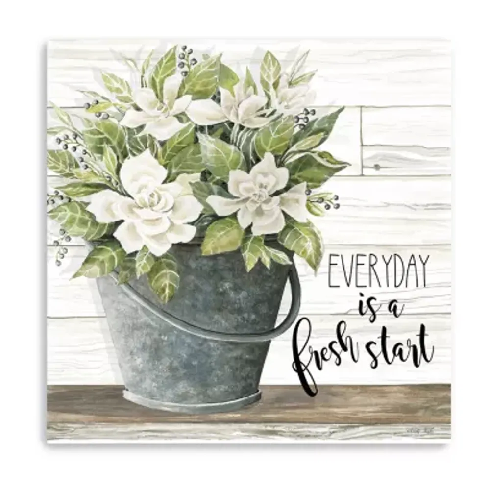 Lumaprints Everyday Is A Fresh Start Giclee Canvas Art