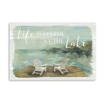 Lumaprints Lakeside Retreat I Giclee Canvas Art
