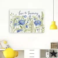 Lumaprints Botanical Blue Ii Giclee Canvas Art