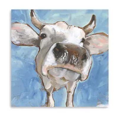 Lumaprints Cattle Close-Up I Giclee Canvas Art