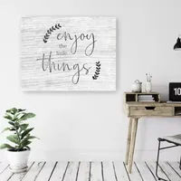 Lumaprints Enjoy The Little Things Giclee Canvas Art