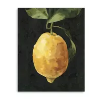 Lumaprints Dark Lemon I Giclee Canvas Art