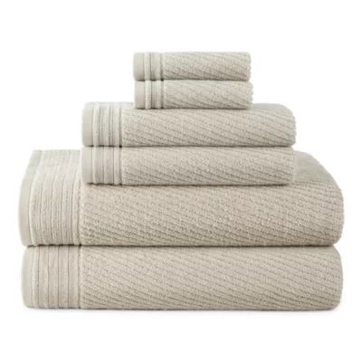 Linden Street Performance Antimicrobial Treated 6pc Bath Towel Set