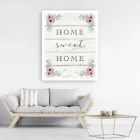 Lumaprints Home Sweet Home Shabby Chic Giclee Canvas Art