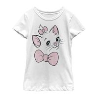 Little & Big Girls Crew Neck Short Sleeve The Aristocats Graphic T-Shirt