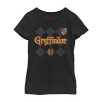 Little & Big Girls Gryffindor Crew Neck Short Sleeve Harry Potter Graphic T-Shirt