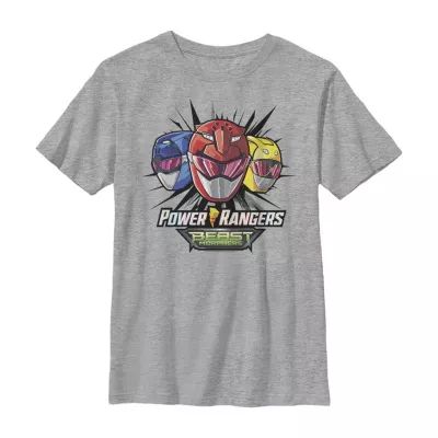 Little & Big Boys Crew Neck Short Sleeve Power Rangers Graphic T-Shirt