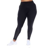 White Mark Plus Womens High Rise Full Length Leggings