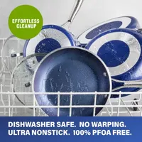 Granitestone -pc. Aluminum Dishwasher Safe Non-Stick Cookware Set