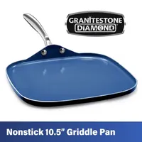 Granitestone Blue 10.5” Nonstick Griddle Pan