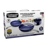 Granitestone Blue 5-pc. Nonstick Cookware Set