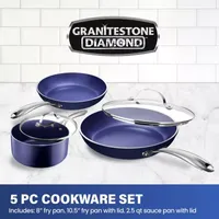 Granitestone Blue 5-pc. Nonstick Cookware Set