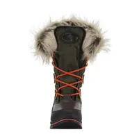 Lugz Womens Tundra Fur Water Resistant Flat Heel Winter Boots