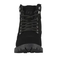 Lugz Womens Mantle Hi Flat Heel Lace Up Boots