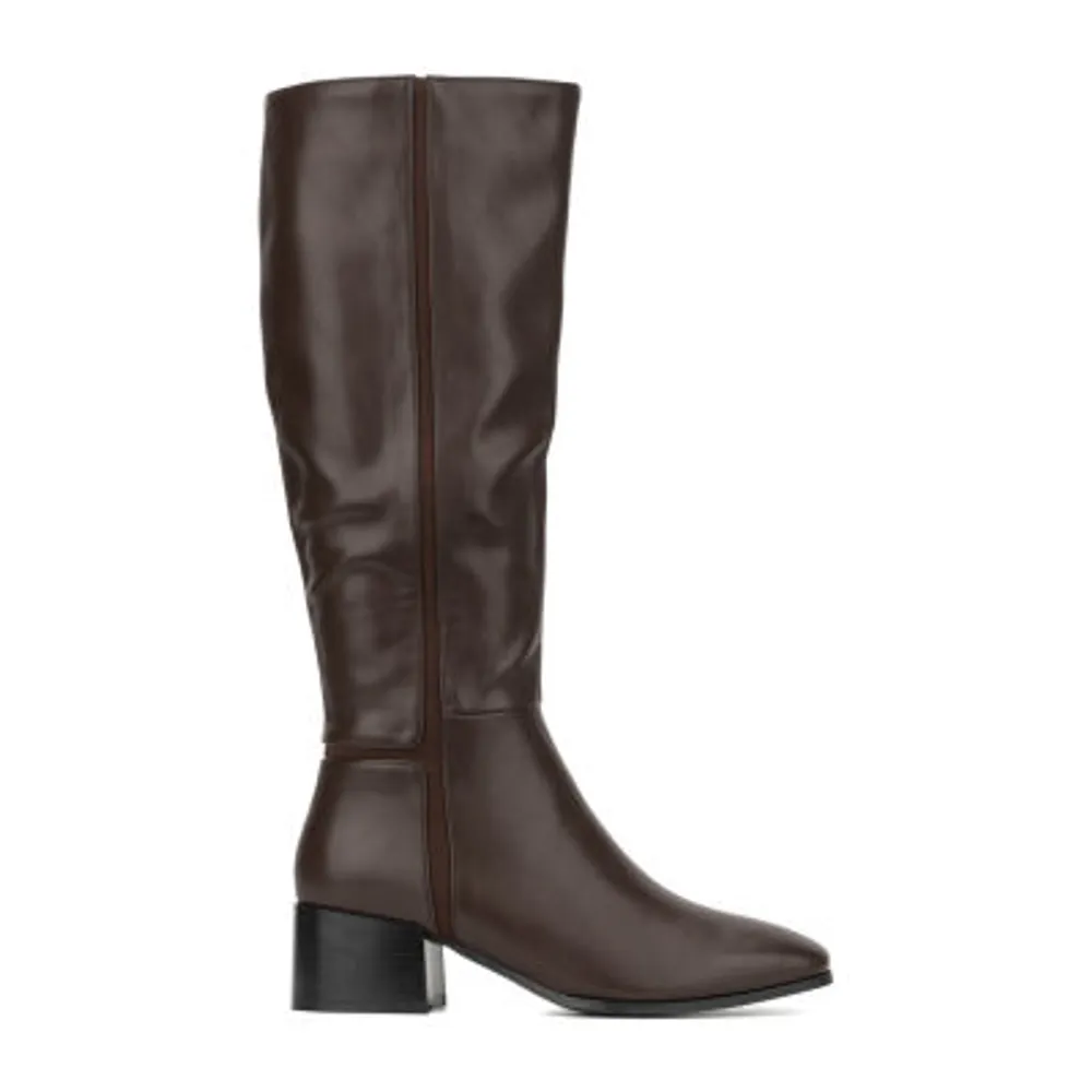 Torgeis Womens Abby Block Heel Dress Boots