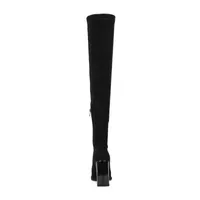 Torgeis Womens Sasha Block Heel Over the Knee Boots