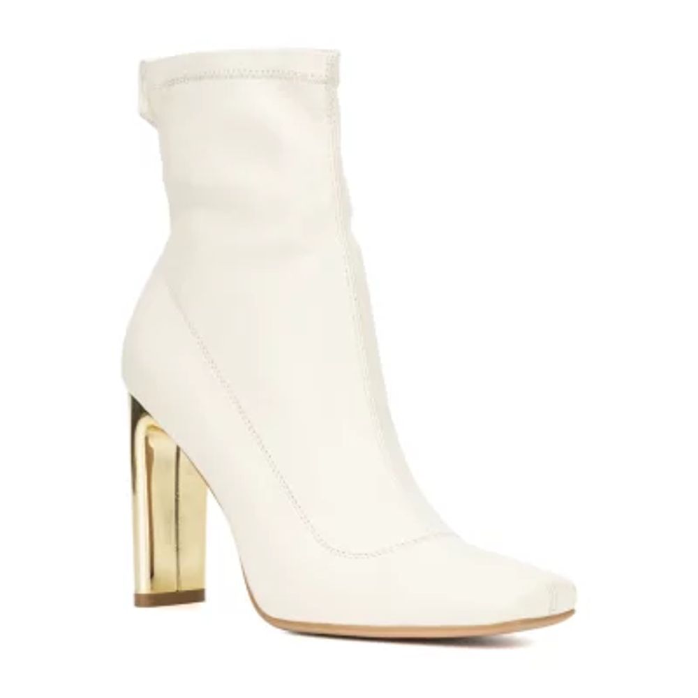 Torgeis Womens Chiara Block Heel Dress Boots