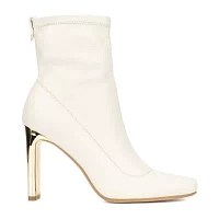 Torgeis Womens Chiara Block Heel Dress Boots
