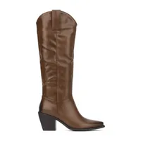 Torgeis Womens Arizona Block Heel Dress Boots