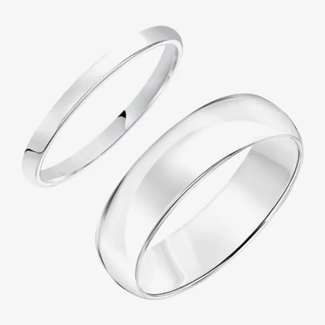 White Gold Wedding Jcp Wedding Bands MODERN BRIDE Unisex Adult 10K