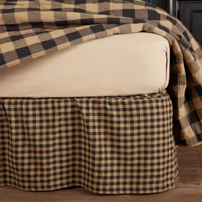 VHC Brands Country Check 16" Bed Skirt