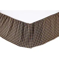VHC Brands Country Check 16" Bed Skirt