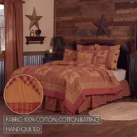 VHC Brands Ninepatch Star Reversible Quilt