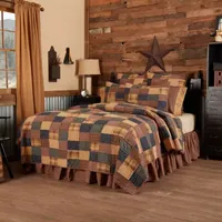 VHC Brands Patriotic Patch Reversible Quilt