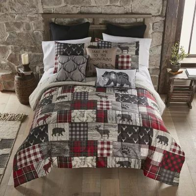 Your Lifestyle By Donna Sharp Timber 3-pc. Midweight Reversible Comforter Set