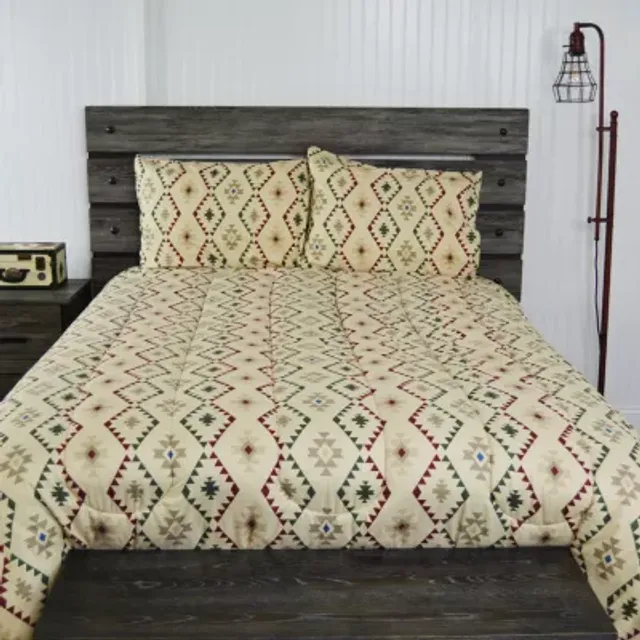 Donna Sharp Pine Boughs 3-pc. Midweight Reversible Comforter Set