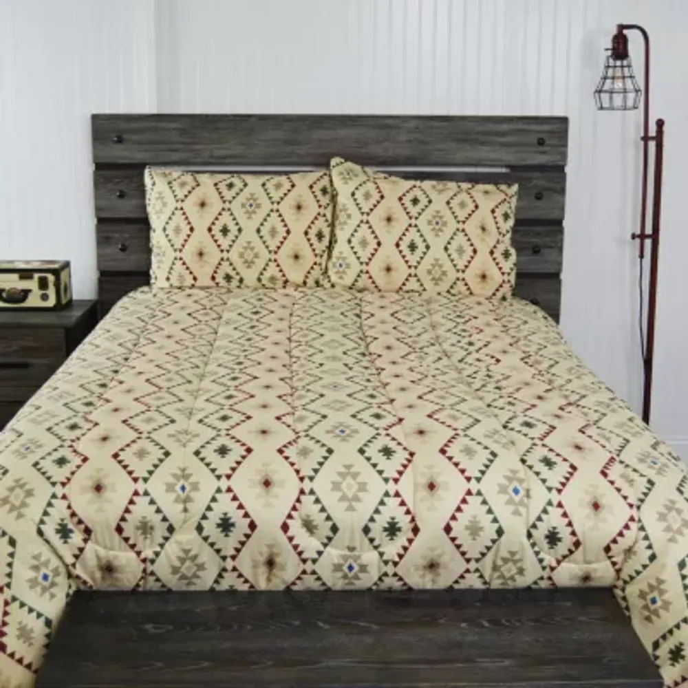 Donna Sharp Pine Boughs 3-pc. Midweight Reversible Comforter Set