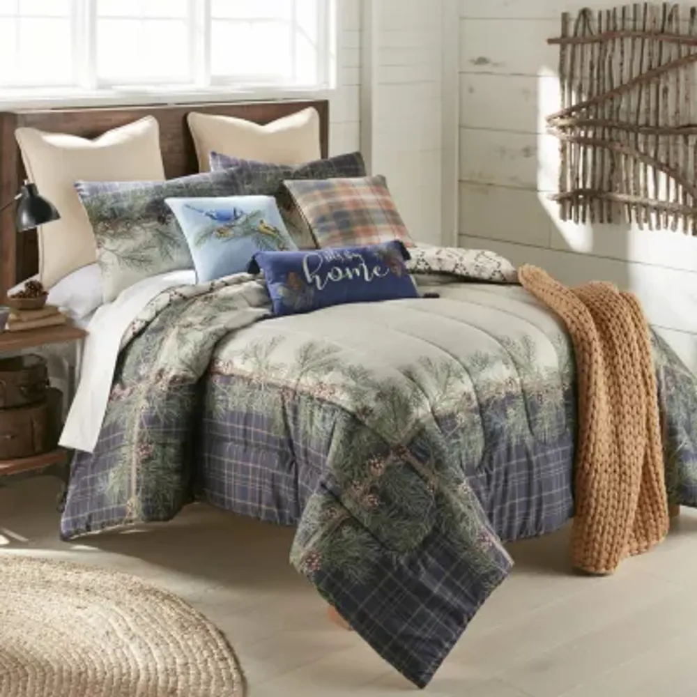 Donna Sharp Pine Boughs 3-pc. Midweight Reversible Comforter Set