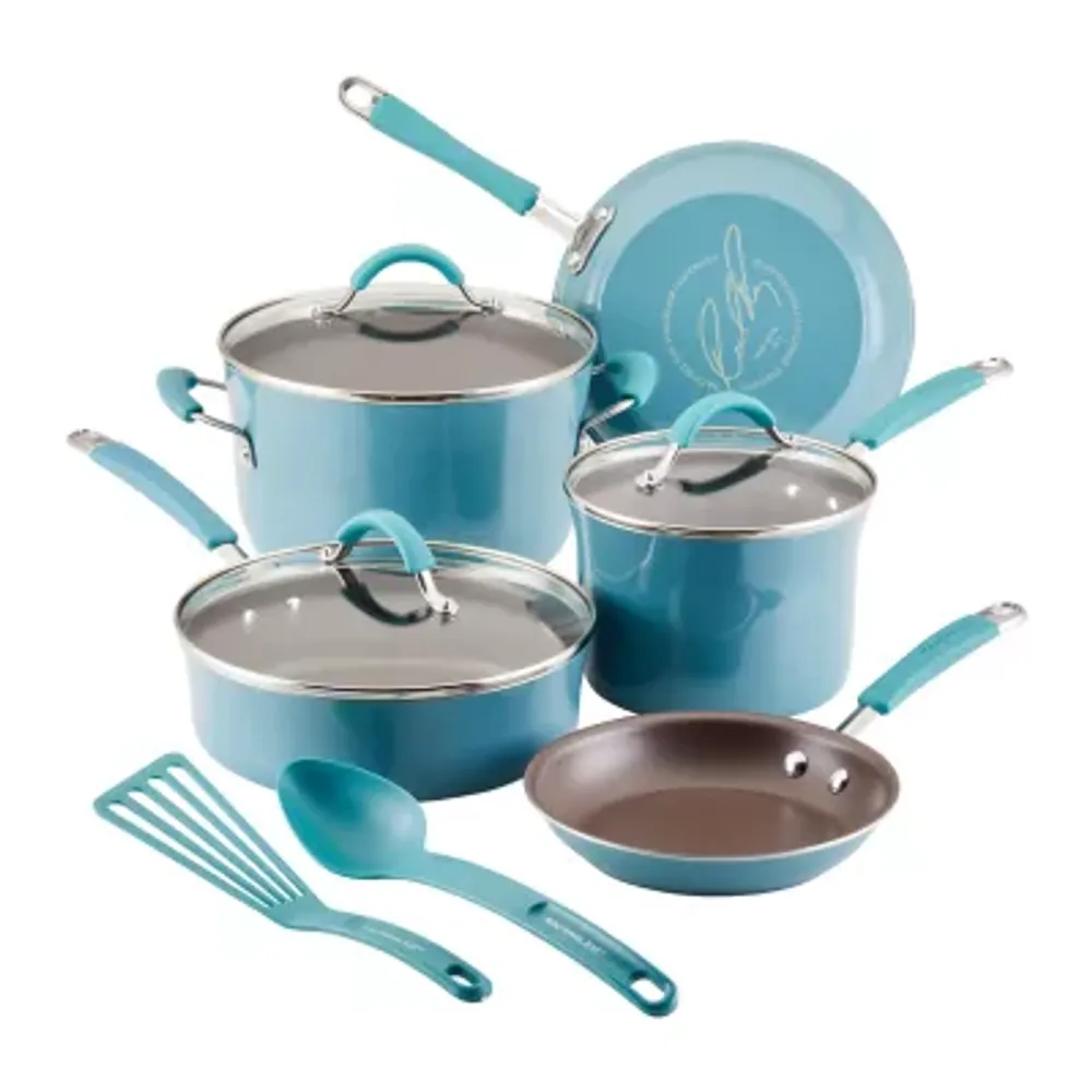 Rachel Ray Cook And Create 11pc Aluminum Non-stick Cookware Set