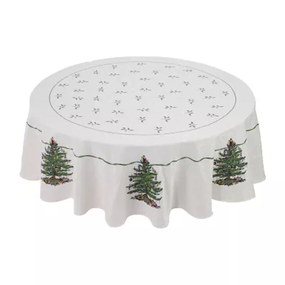 Spode Christmas Tree Round Tablecloth