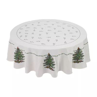 Spode Christmas Tree Round Tablecloth