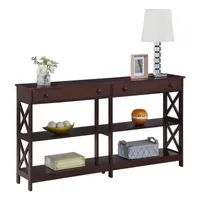 Oxford 2-Drawer Storage Console Table with Shelves