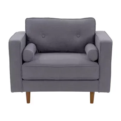 Mulberry Tufted Club Chair