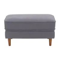 Mulberry Tufted Chair + Ottoman Set