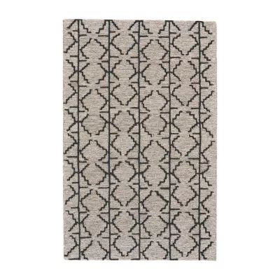 Weave And Wander Fadden Geometric Hand Tufted Indoor Rectangle Accent Rugs