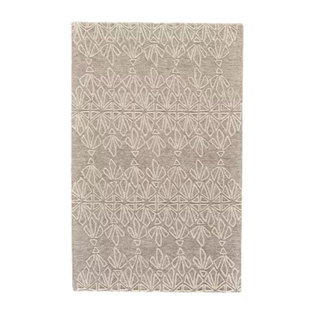 Weave And Wander Fadden Geometric Hand Tufted Indoor Rectangle Accent Rugs