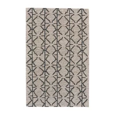 Weave And Wander Fadden Geometric Hand Tufted Indoor Rectangle Area Rugs