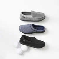 Isotoner Mens Moccasin Slippers