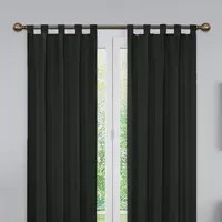 Pairs To Go Montana Light-Filtering Tab Top Set of 2 Curtain Panel