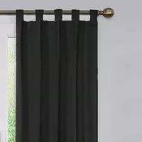 Pairs To Go Montana Light-Filtering Tab Top Set of 2 Curtain Panel