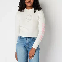 Juniors Hello Kitty  Snow Angel Long Sleeve Turtle Neck Tee Womens Long Sleeve Hello Kitty Turtleneck