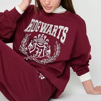 Juniors Hogwarts Harry Potter Womens Crew Neck Long Sleeve Sweatshirt