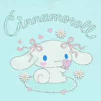 Juniors Cinnamoroll Coquette Boyfriend Womens Crew Neck Short Sleeve Hello Kitty Graphic T-Shirt