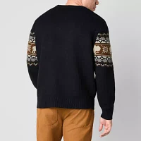 Frye and Co. Big Tall Mens Crew Neck Long Sleeve Pullover Sweater