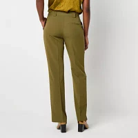 Worthington Womens Modern Straight Trouser